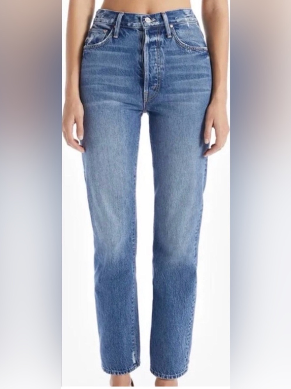 MOTHER Straight-Leg Jeans